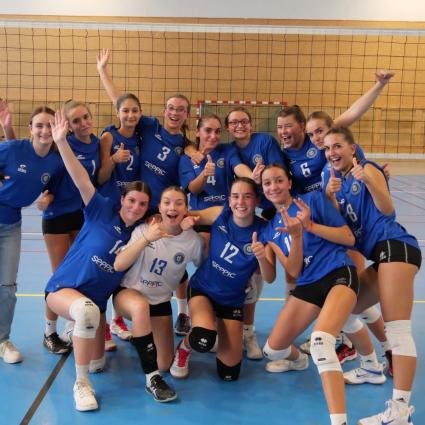 Équipe M18 filles vainqueur en Coupe de France